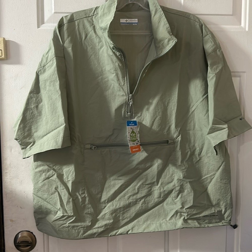 Columbia Boundless Trek Pull Over: GREEN: NEW WITH TAGS: SIZE XL
